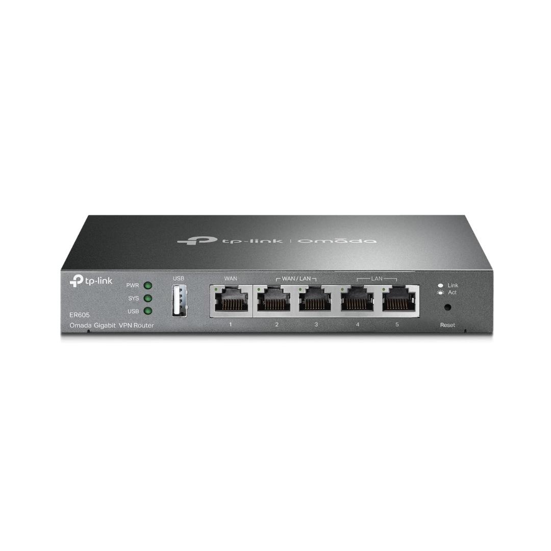 TP-Link network router on a white background